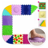 Covoraș de masaj "Ortek Multi Mix" 6 elemente + 6 sectoare