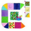 Covoraș de masaj "Ortek Multi Mix" 6 elemente + 6 sectoare Puzzle-uri FAGURE + Pietre cadou