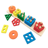 Sortator Figuri Jucărie din lemn Montessori  