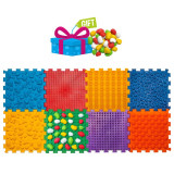 Covoraș de masaj "Ortek Mix Puzzle-uri" 8 elemente + "Pietre"