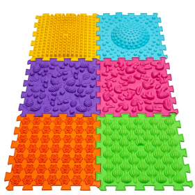 Covoraș de masaj Ortek Mega Mix Puzzle-uri 6 elemente REÎNNOIT