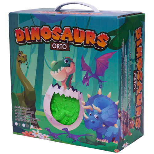Covoraș de masaj Ortek Dinozauri Puzzle-uri 9 elemente