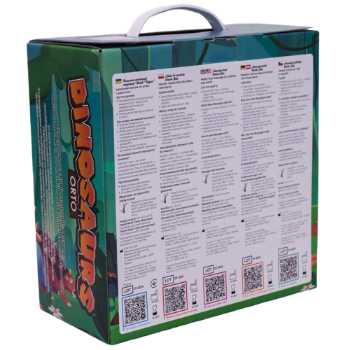 Covoraș de masaj Ortek Dinozauri Puzzle-uri 9 elemente