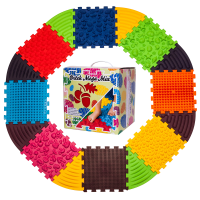 Covoraș de masaj Ortek Puzzle-uri 8 el. + 8 triunghiuri