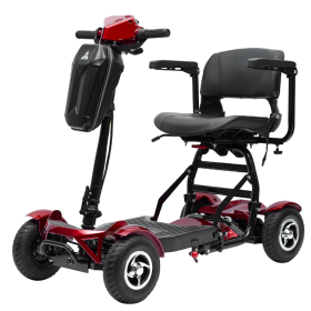 Scuter electric rezistent (greutate de până la 150 kg) cu patru roți pentru persoane în vârstă și persoane cu dizabilități MS 309