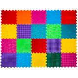 Covoraș de masaj senzorial pentru câini "Puzzle Mix" 20 module Fizioterapie pentru câini