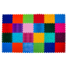 Covoraș ortopedic pentru masaj Puzzle "Mix" 24 elemente Fizioterapie pentru câini