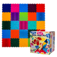Covoraș ortopedic pentru masaj Puzzle "Mix" 25 elemente