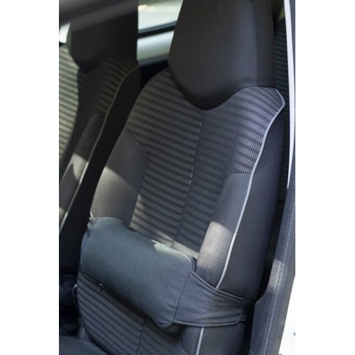 Pernă ortopedică pentru zona lombară pentru șoferi, cu fermoar 34x13x8 cm J2508