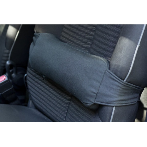 Pernă ortopedică pentru zona lombară pentru șoferi, cu fermoar 34x13x8 cm J2508