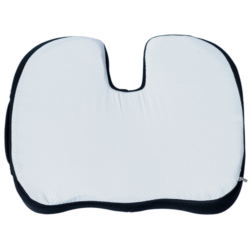Pernă cu gel pentru scaun cu memorie moale 45x35x7 cm cu fermoar