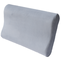 Pernă ortopedică pentru adulți cu memorie cu rulouri moale 58x40cm XL Hmarinka Olvi J2526 Gri