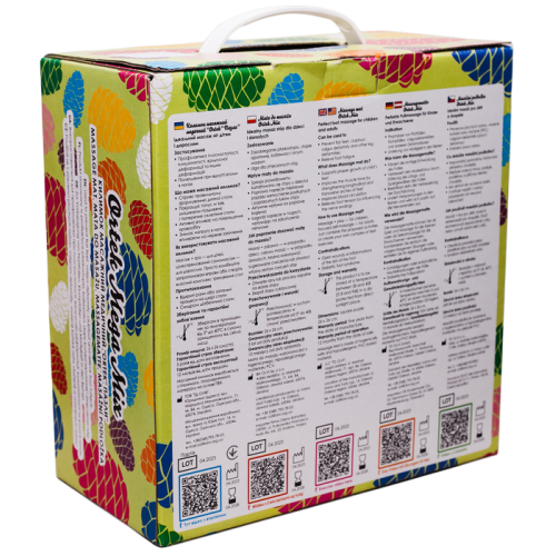 Covoraș ortopedic pentru masaj Puzzle "Mega Mix" 12 elemente