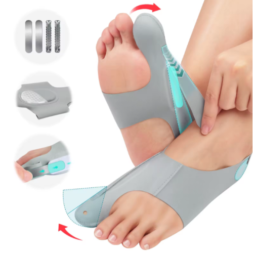 Bandaj Hallux Valgus cu placă metalică și reglare a tensiunii 
