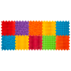 Covoraș de masaj pentru reabilitare "Ortek Mix" 10 elemente Rigid